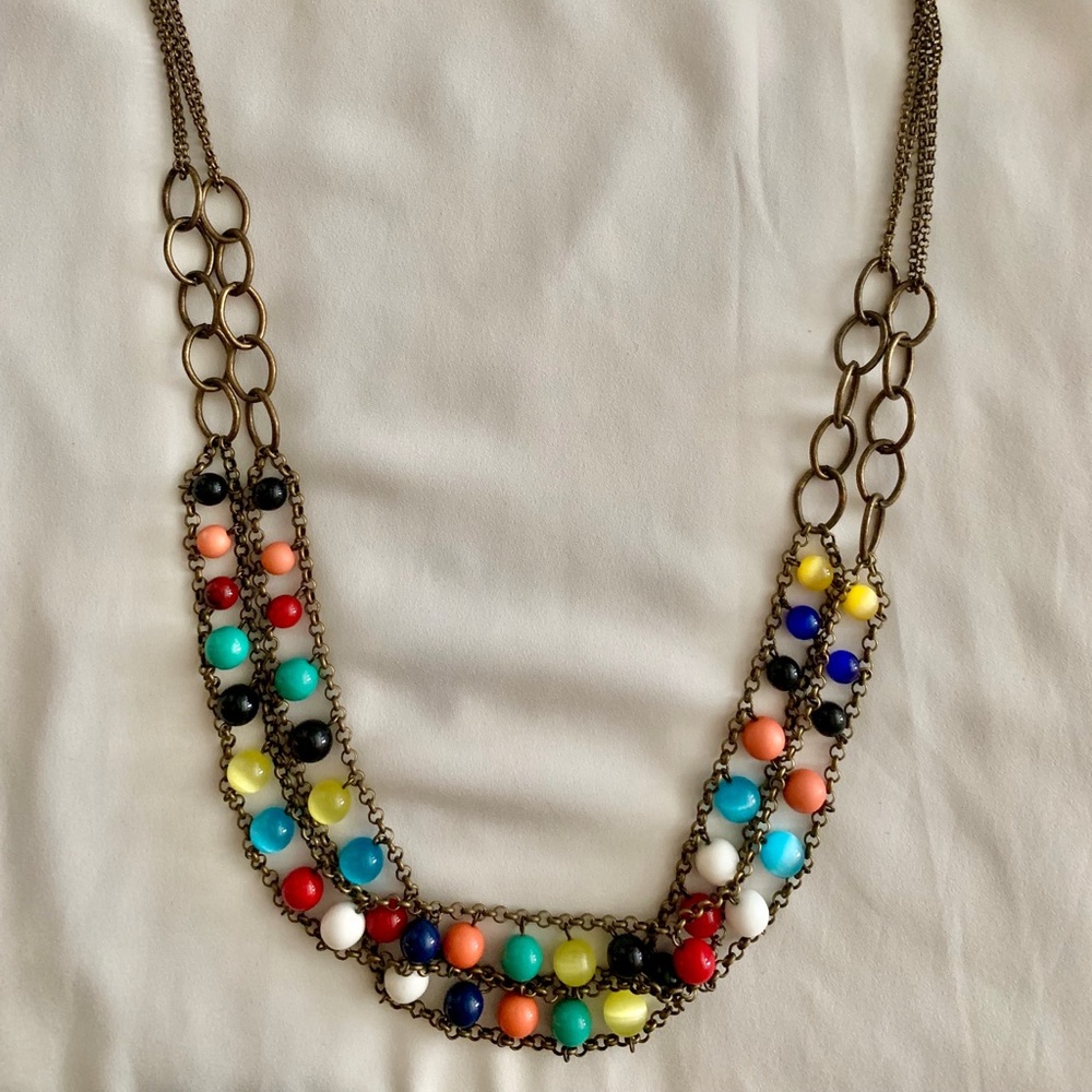 Colorful Rachel Statement necklace. 2 for 1!